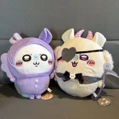 モモンガ BIGぬいぐるみ２種 ちいかわ ①パジャマ ②てんし♡あくま あくまな