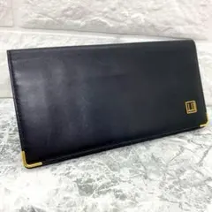dunhill ダンヒル レザー ブラック お札れ 長財布 カードケース