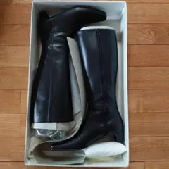 ロングブーツ　ブラック