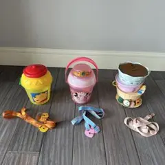 ディズニー　ポップコーンバケツ　3点セット