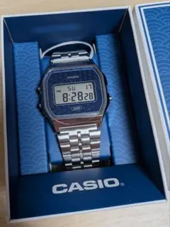 新品 CASIO A159WEVJ-2JR カシオクラシック 青海波 国内正規品 - メルカリ