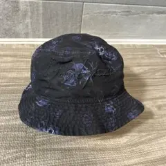 新品タグ付き】マサキキョウコ リボン付き ストローハット 黒 定価2.4