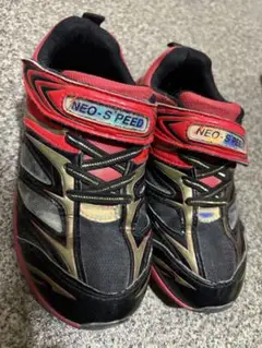 SALE！NEO-SPEED 黒/赤 スニーカー　20cm