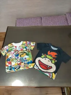 USJ マリオ　総柄&クッパJr Tシャツ