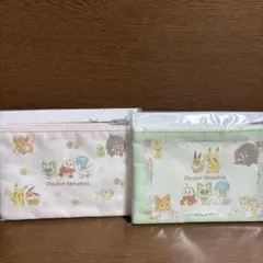 ポケモンフラットポーチ 全員集合2種セット 一番くじ ホゲータ ぬいぐるみ