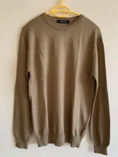 NANO UNIVERSE ニットセーター Mサイズ ブラウン クルーネック