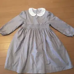 グレー 襟付き ワンピース 130サイズ