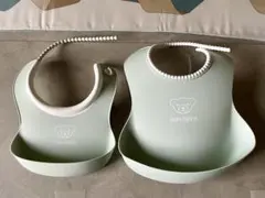 BabyBjorn スタイ 2個セット パウダーグリーン