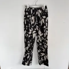 URBAN RESEARCH DOORS リネンレーヨンフラワーパンツ
