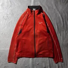 【Y9577】NIKE トラックジャケット　サイズM オレンジ