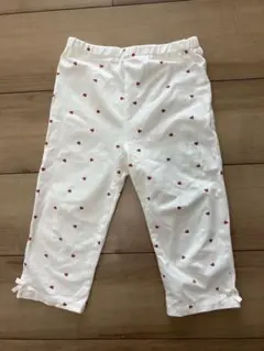 【美品】petit main 七分丈パンツ 120cm