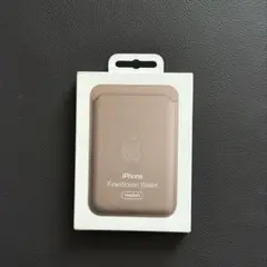 MagSafe対応 iPhone ファインウーブンウォレット・トープ 開封済