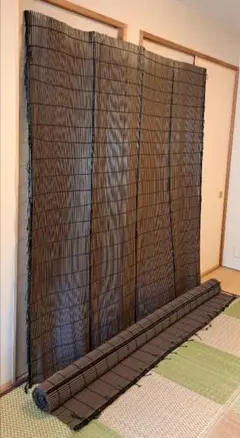 합성 소재 버티컬 요시즈 선쉐이드, 2개 세트, 200cm x 200cm, 2매