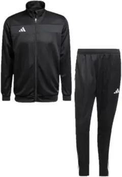 adidas ブラック ジャージ上下セット