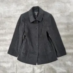 高級✨ RENOWN ハーフコート レディース アンゴラ混 美人シルエット