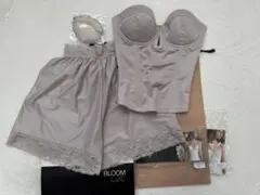 bridalbloom ブライダルインナー　D75 フレアパンツセット＋グローブ