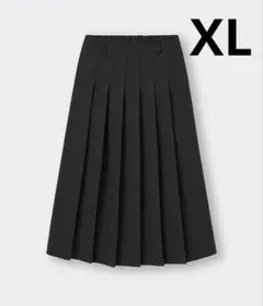 GU プリーツAラインミディスカート XL