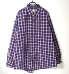 Eddie Bauer エディーバウアー チェック BDシャツ L コットン