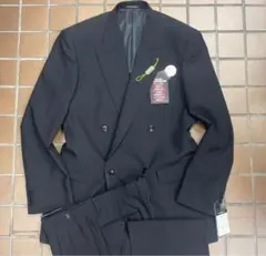 【定価59,000円】新品メンズ礼服　喪服　ダブルスーツ　XL相当 A7 w92