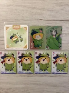 カラフルピーチ　シヴァさん　ピューロランドコラボコースター　カード　7枚セット