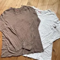 Hanes 長袖Tシャツ 2枚セット Mサイズ