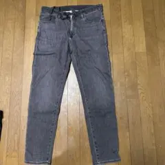 UNIQLO スリムフィット グレー デニムパンツ Lサイズ