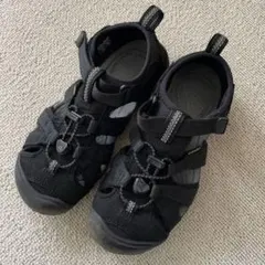 KEEN サンダル SEACAMP 20cm ブラック キッズ