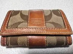 ✨値下げ✨COACH チェック柄 キーケース