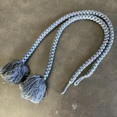 正絹 羽織紐 丸組 房飾り ネイビー 和装小物