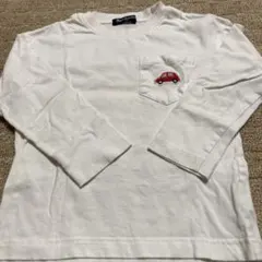 Moujonjon 車プリント 長袖カットソー 110