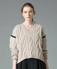 アルアバイル チルデンプルオーバー　ニット