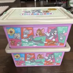 トムとジェリーコンテナボックス　未開封品お菓子付　2箱セット