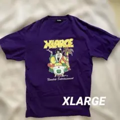 XLARGE パープル Tシャツ Lサイズ ノンストップエンターテイメント