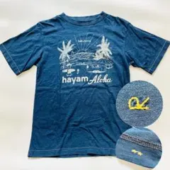 美品✨45R 限定　海と都会と山 45年ものがたり 星Tシャツ インディゴのサムネイル
