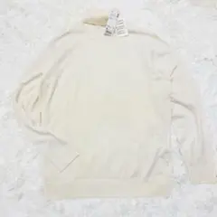 新品 ユニクロ メリノタートルネックセーター オフホワイト XL