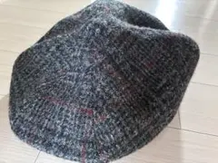 Harris Tweed キャスケット グレー チェックのサムネイル