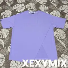 XEXYMIX ゼクシィミックス アシンメトリー 半袖 Tシャツ フリーサイズ