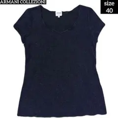 ARMANI COLLEZIONI ラメプルオーバー 40 イタリア製のサムネイル