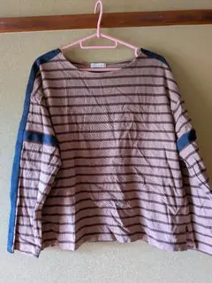 earth music&ecology ストライプ長袖トップス