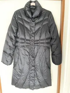 GALLORIA ダウンコート 9号 ロング丈 ブラック レディース