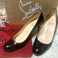 Christian Louboutin ハイヒール ブラウン