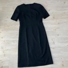 美品 jun ashida ジュンアシダ 半袖ワンピース 夏11号 L 礼服