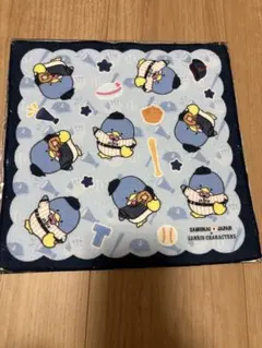 タイトーくじ　侍ジャパンコラボ　サンリオ　E賞ハンドタオル　タキシードサム