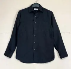 UNIQLO ブラック プレミアムリネンシャツSのサムネイル