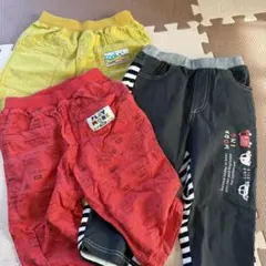 SLAP SLIP スラップスリップ 8部丈パンツ 120cm 3枚セット