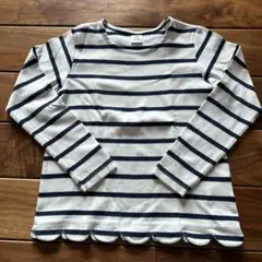 devirock ストライプ 長袖カットソー 130cm