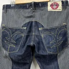 エン ジーンズ デニム パンツ ジーパン Gパン ワーク ペインター ストライプのサムネイル
