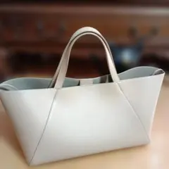 ミラオーウェン ワイドハンドルトートバッグ ラージサイズ 美品 人気の 