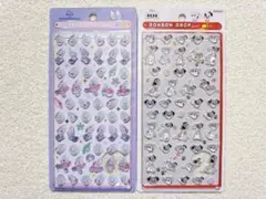 【ディズニー ボンボンドロップシールミニ2点】ヤングオイスター101匹わんちゃん