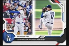 ルーラー様5枚まとめTopps 大谷翔平 限定生産 二刀流記念ドジャース 